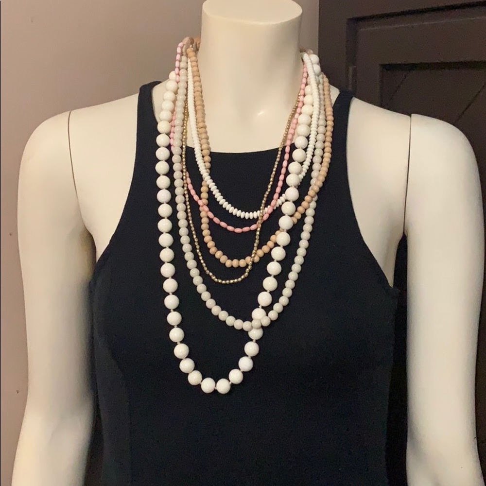 Banana Republic Multi Layer Bead Necklace